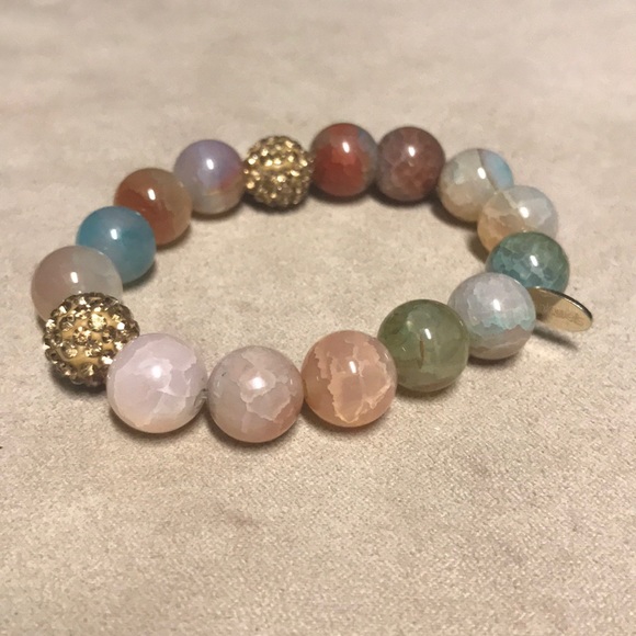 Amazonite Jam Jewels stretch bracelet - Picture 2 of 2